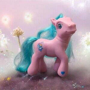 My Little Pony Bunches-O-Fun MLP G3 2004 Pink Flower Butterfly Magnetic Flaw
